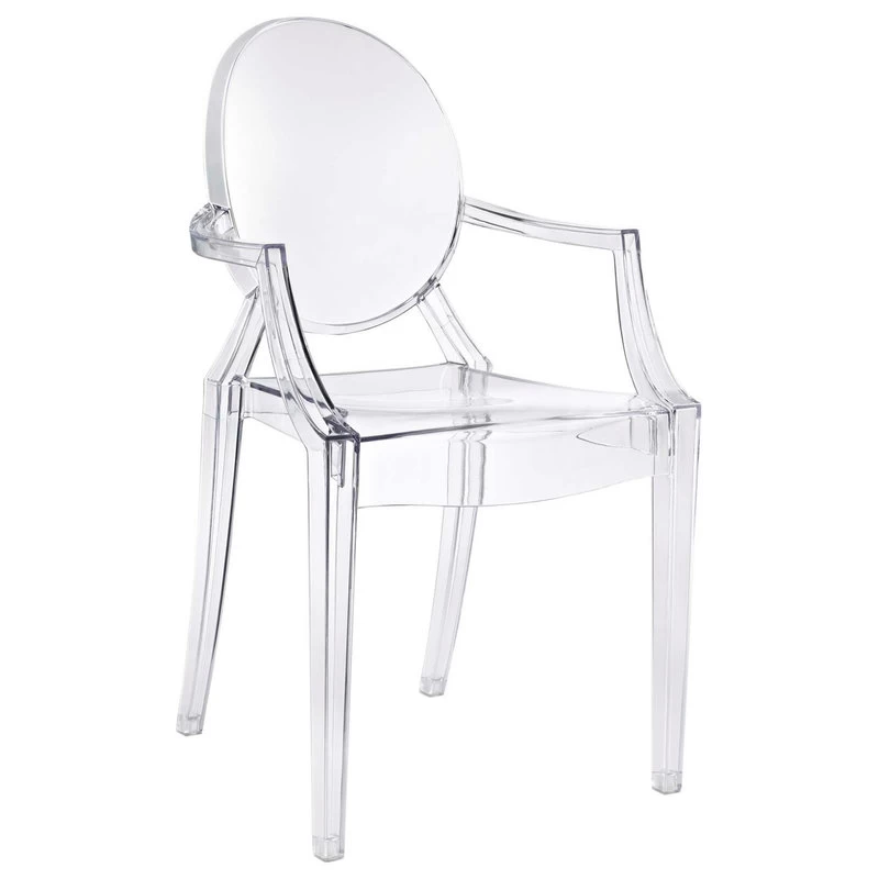 Casper Dining Armchair, Clear, Indoor/Outdoor - Image 6