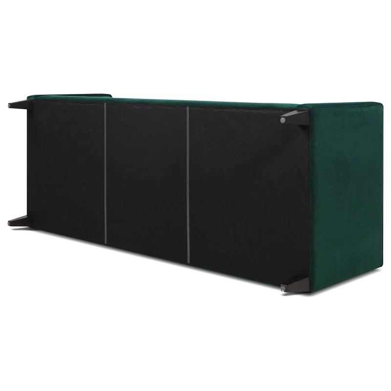 Jack 84" Modern Tuxedo Tufted Sofa, Hunter Green - Image 12