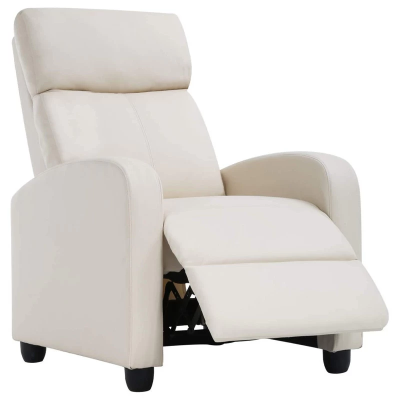 Modern Recliner Chair For Living Room, Beige