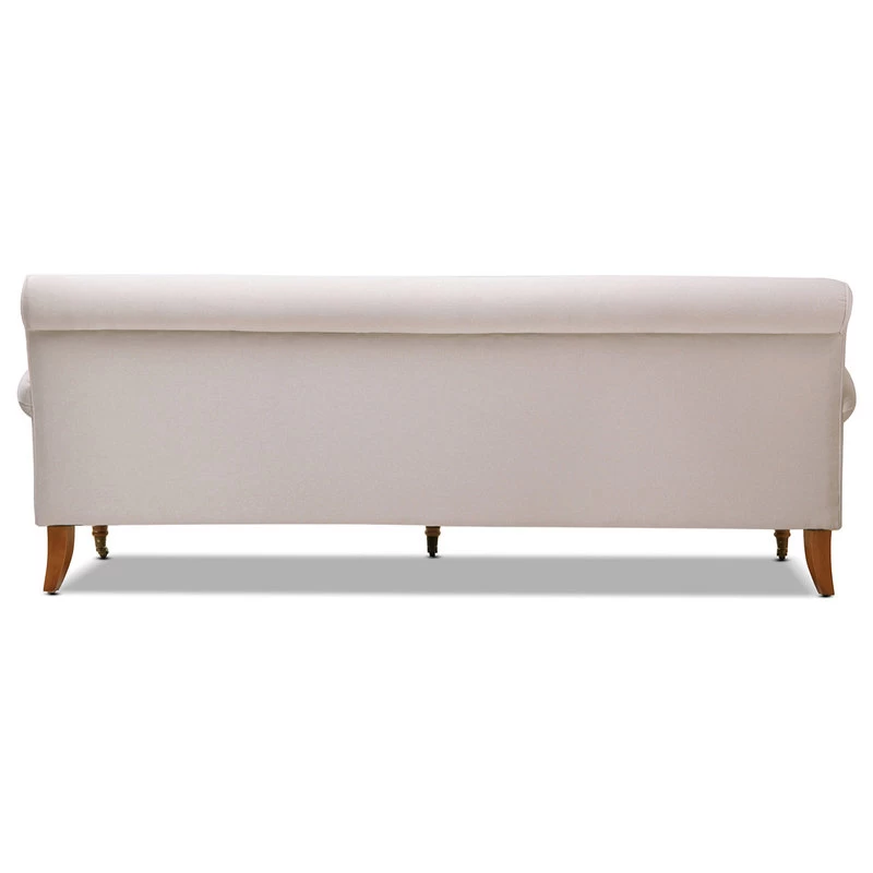 Alana 88" Lawson 3-Seater Sofa, Sky Neutral Beige Polyester - Image 7