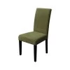 Aprilia Dark Red Upholstered Dining Chairs, Set Of 2, Moss Green