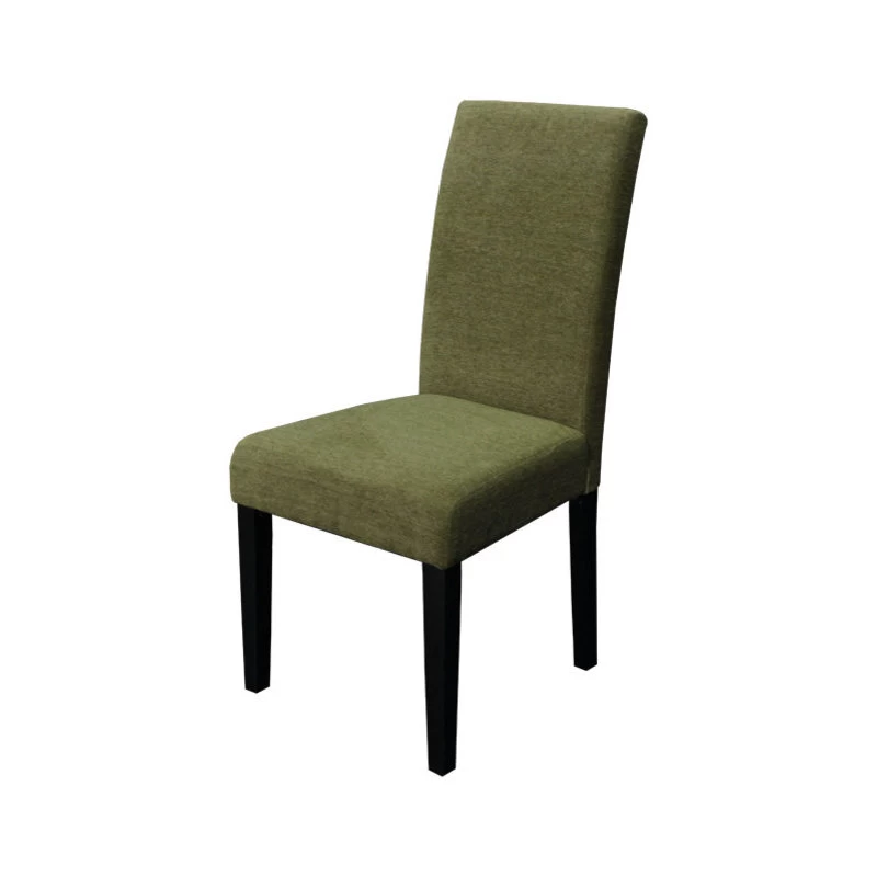 Aprilia Dark Red Upholstered Dining Chairs, Set Of 2, Moss Green