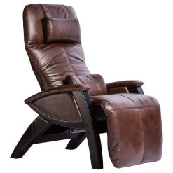 Svago ZGR Plus Dual Power Zero Gravity Recliner, Chestnut