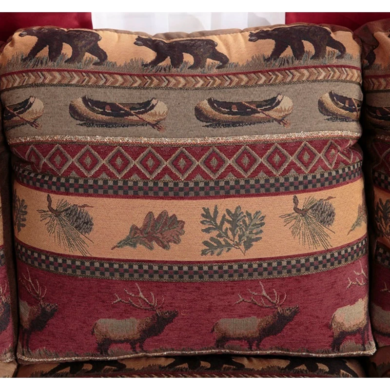 American Furniture Classics Model B1650K Sierra Lodge Two Piece Sectional Sofa - Image 3