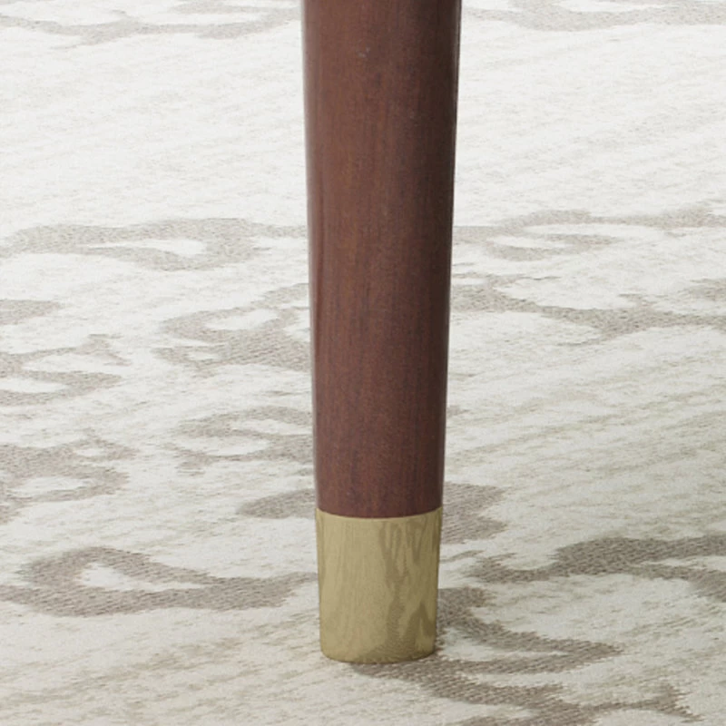 GDF Studio Betsy Modern Button-Tufted Waffle Stitching Velvet Armchair, Emerald - Image 5