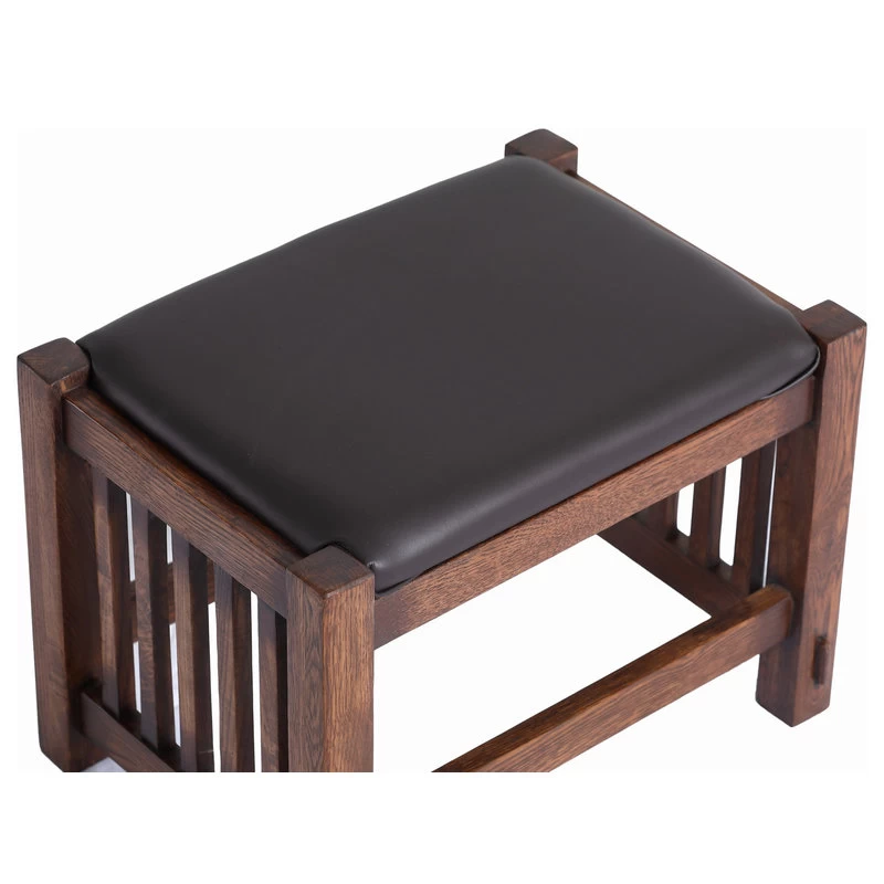 Arts And Crafts Mission Footsool - Image 3