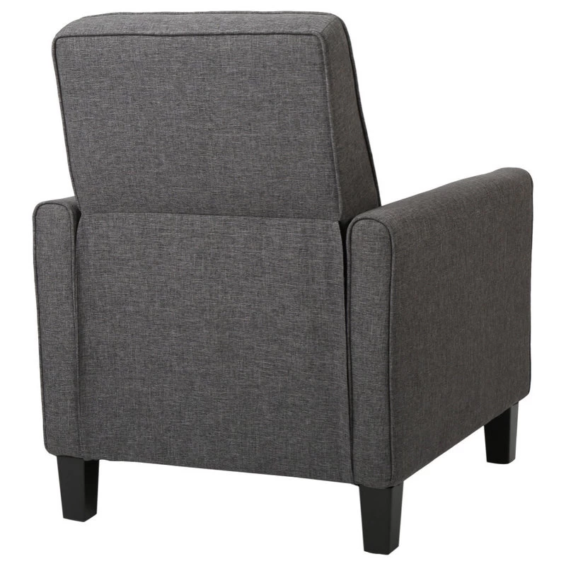 Susan Fabric Recliner, Set Of 2, Smoke And Dark Brown - Image 9