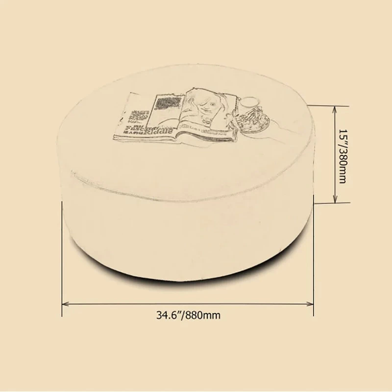 Modern 7-Seat Modular Sofa Velvet Upholstered Modular Sofa With Ottoman & Pillow - Image 12