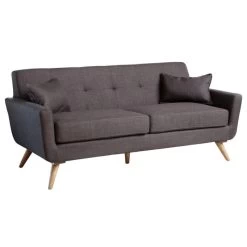 Nora Fabric Sofa, Gray