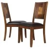 Modern Side Chair, Set Of 2, Walnut
