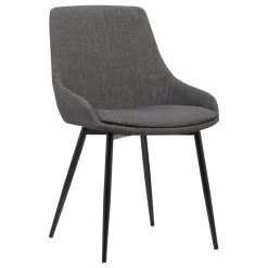 Mia Contemporary Dining Chair - Charcoal