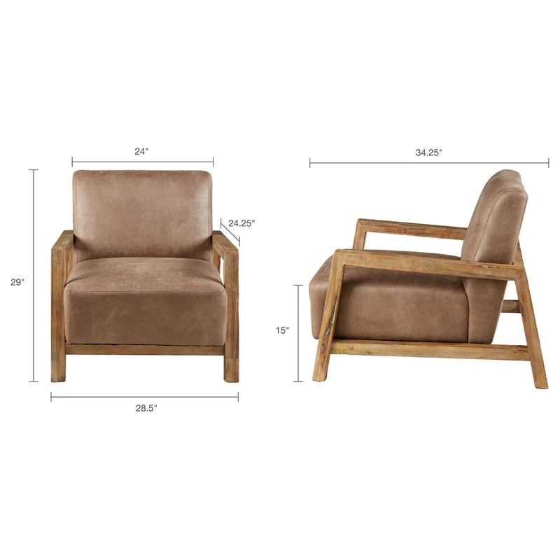 INK+IVY Easton Low Profile Accent Chair - Image 4