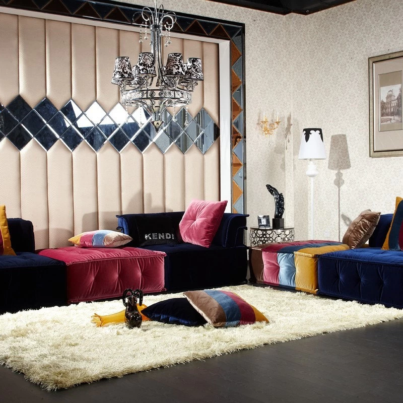 Dubai Transitional Fabric Sectional Sofa - Image 2