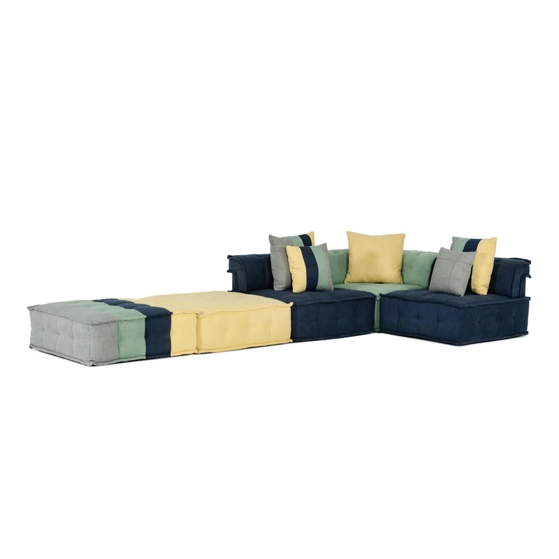 Divani Casa Dubai The Second Modern Fabric Sectional Sofa - Image 6