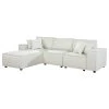 Harvey Reversible Sectional Sofa Chaise, Beige