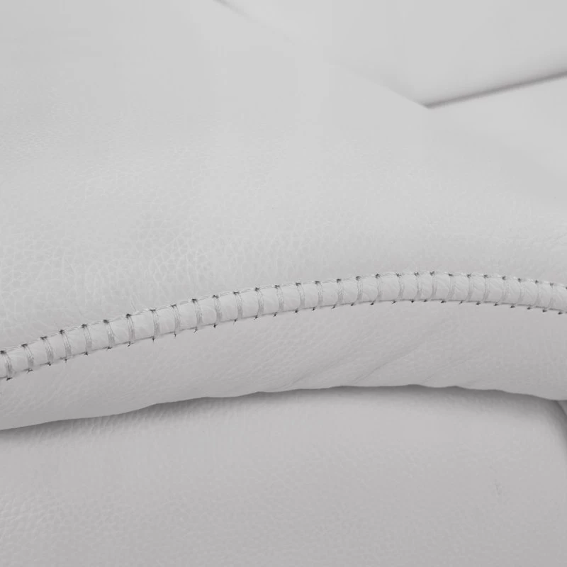 Veneto Italian Leather Power Reclining Chair, White - Image 2