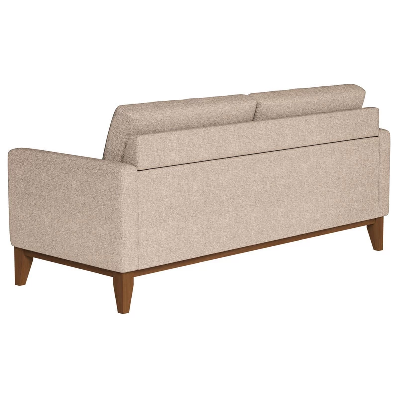 Modern Sofa, Oversized Design With Comfortable Polyester Cushions, Beige - Image 4