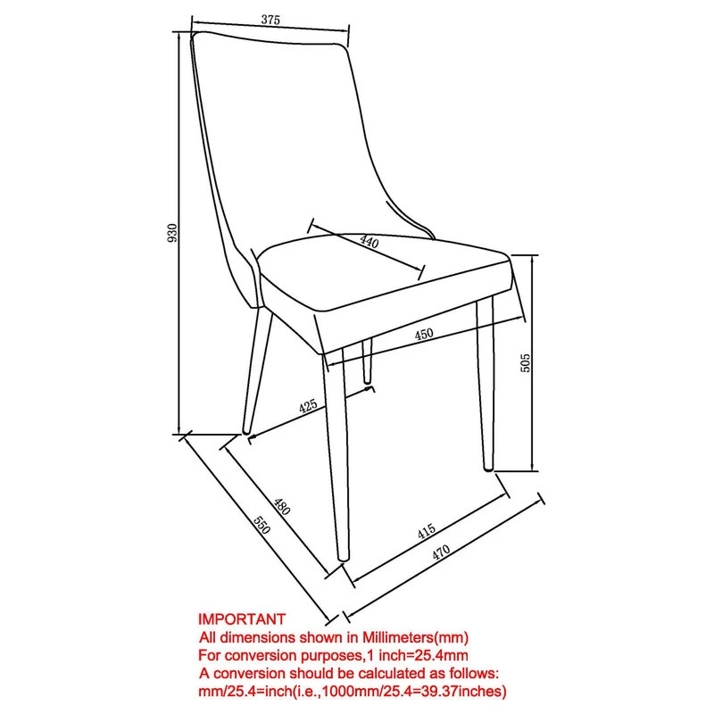 The Lofton Dining Chair, Blue, Fabric, Set Of 2 - Image 7