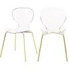 Clarion Dining Chair, Set Of 2, Gold