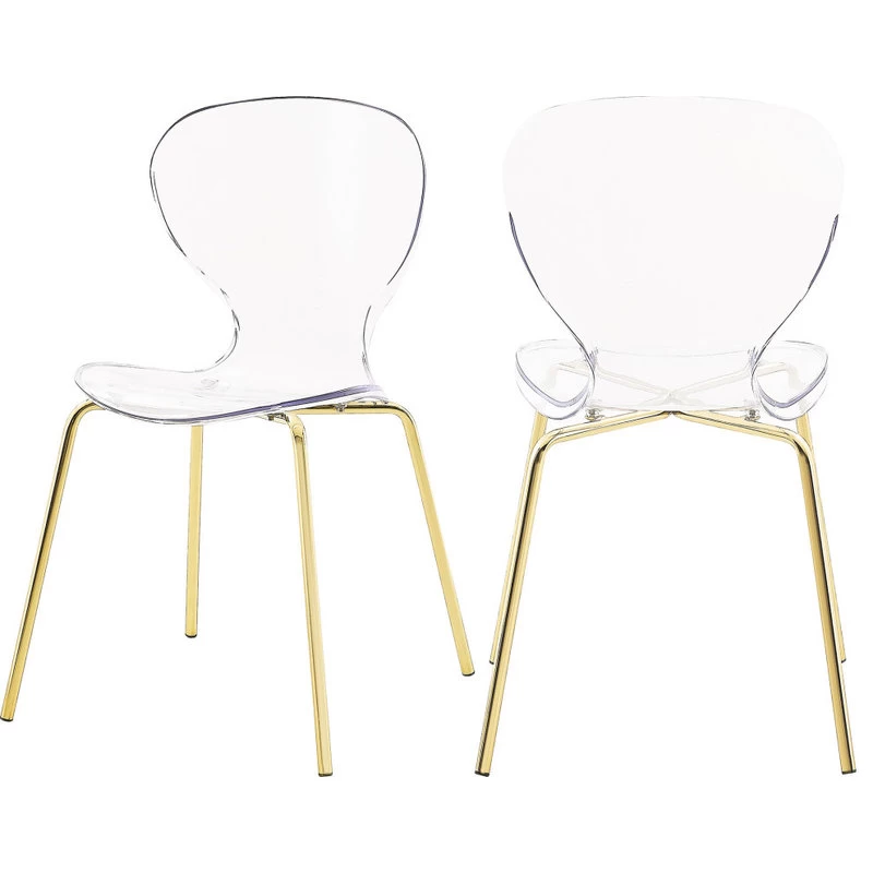 Clarion Dining Chair, Set Of 2, Gold