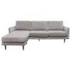 Kelsey Reversible Chaise Sectional In Grey Fabric By Diamond Sofa