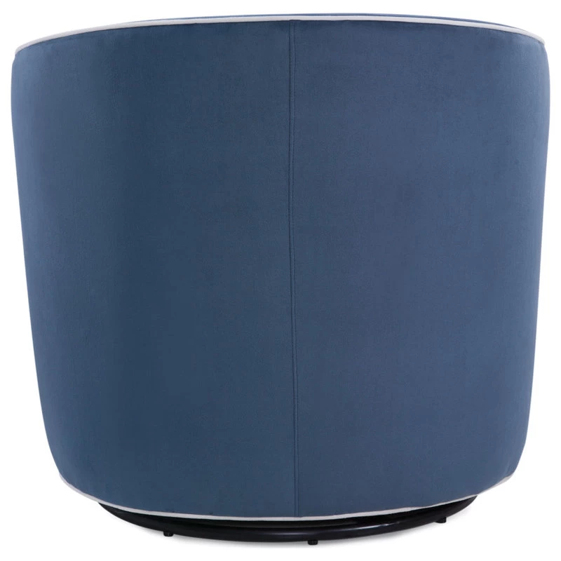 Keely Swivel Chair, Blue - Image 3