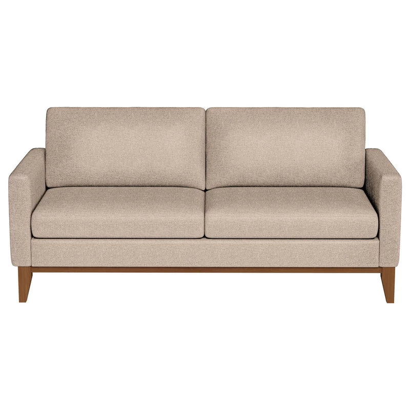Modern Sofa, Oversized Design With Comfortable Polyester Cushions, Beige