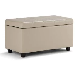 Cosmopolitan Storage Ottoman