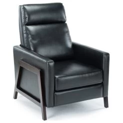Maxton Push Back Recliner, Black
