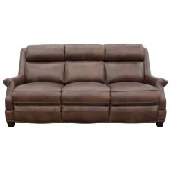 Barcalounger Warrendale Power Reclining Sofa, Worthington Cognac