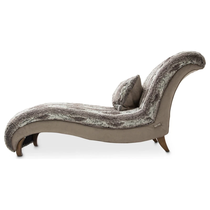 Romance Armless Chaise, Moondust And Boardwalk - Image 4