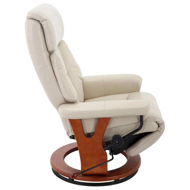 Bishop Recliner Cobblestone Air Leather - Image 5