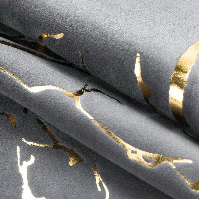 1 X Luxe Hot Stamped Velvet Papasan Accent Chair, Grey - Image 6