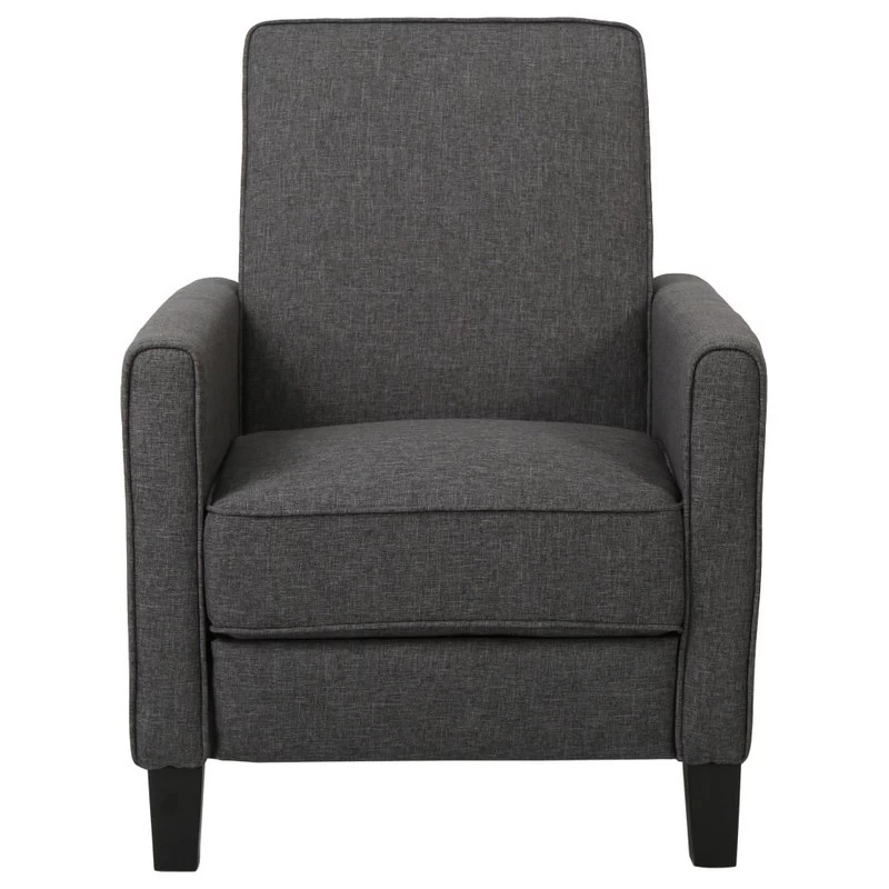 Susan Fabric Recliner, Set Of 2, Smoke And Dark Brown - Image 5