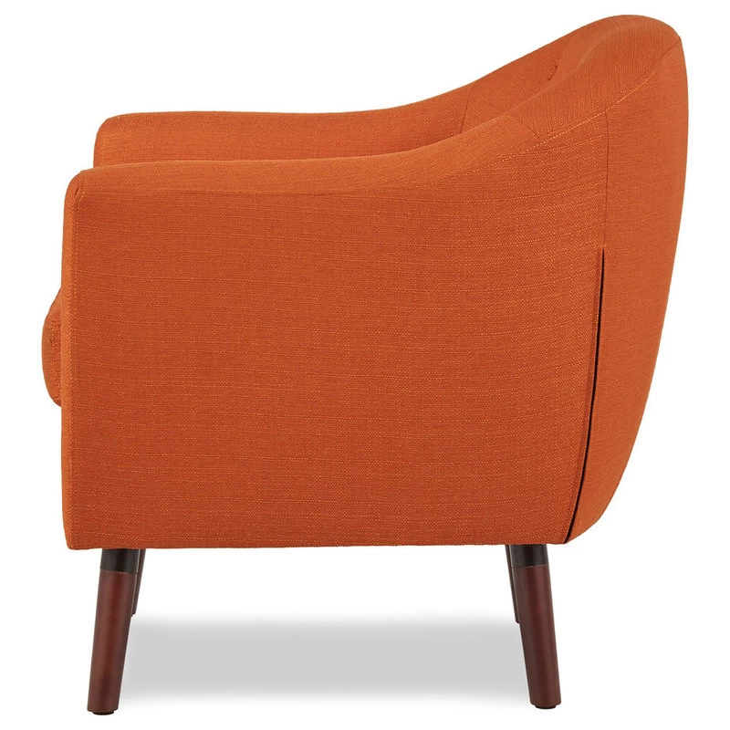 Baylor Accent Chair, Orange - Image 3