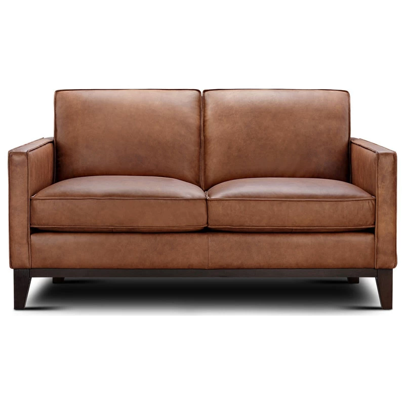 Pimlico 100% Top Grain Leather Loveseat - Image 4