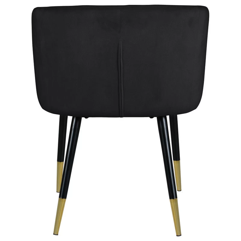 The Soho Dining Chair, Black, Velvet - Image 2