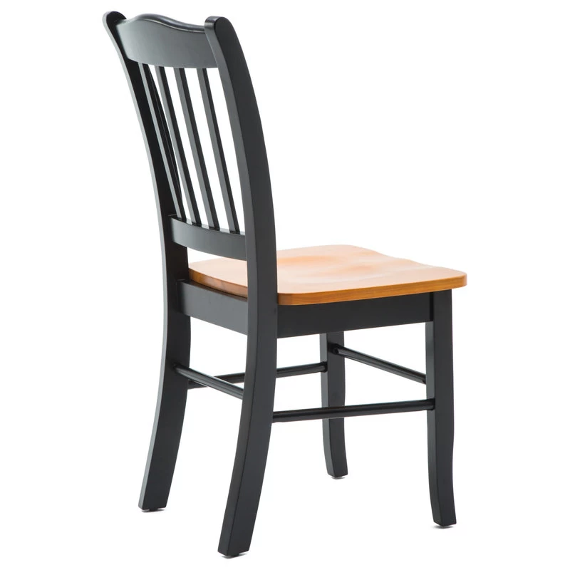 Boraam Shaker Dining Chair In Black And Oak (Set Of Two) - Image 3