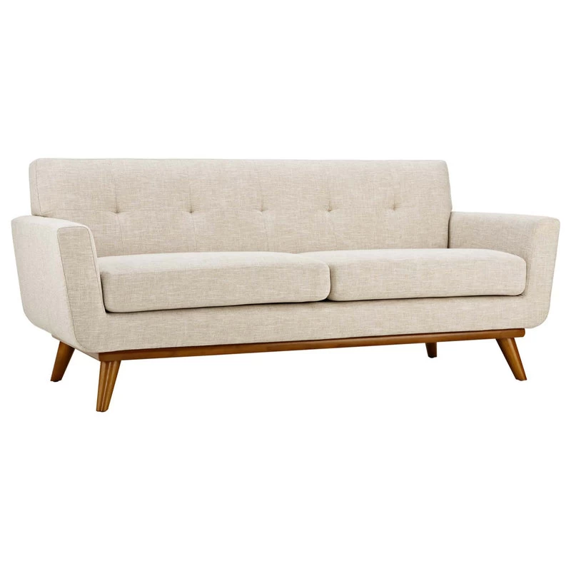 Engage Upholstered Fabric Loveseat EEI-1179-BEI