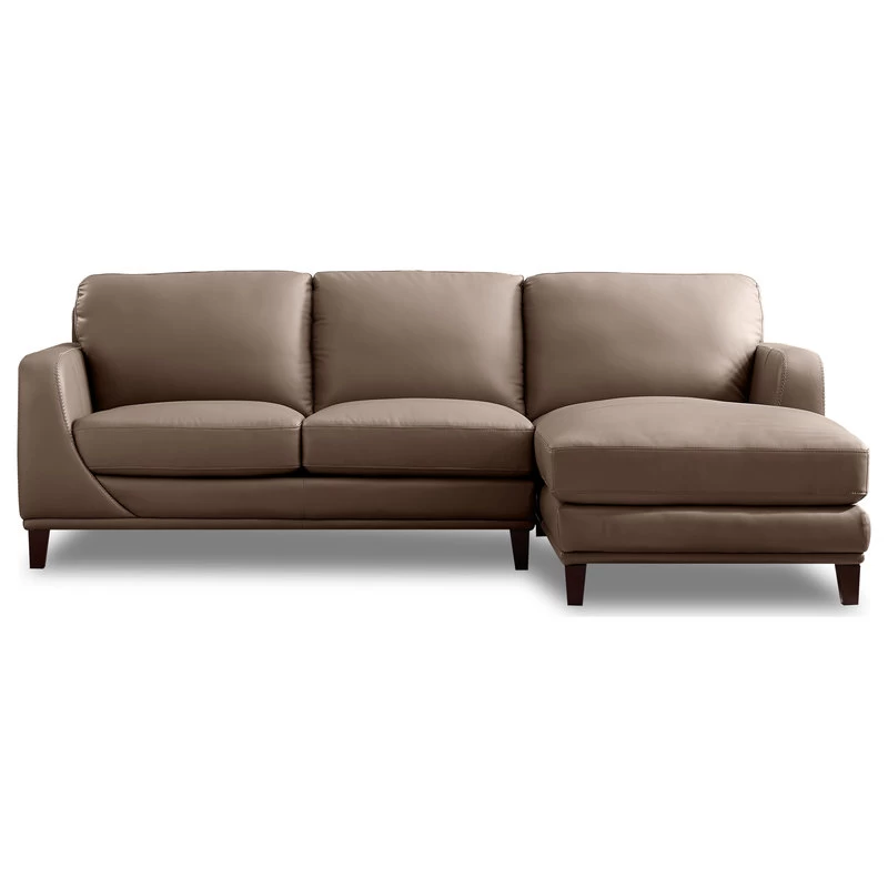 Hydeline Soma Top Grain Leather Sectional Sofa