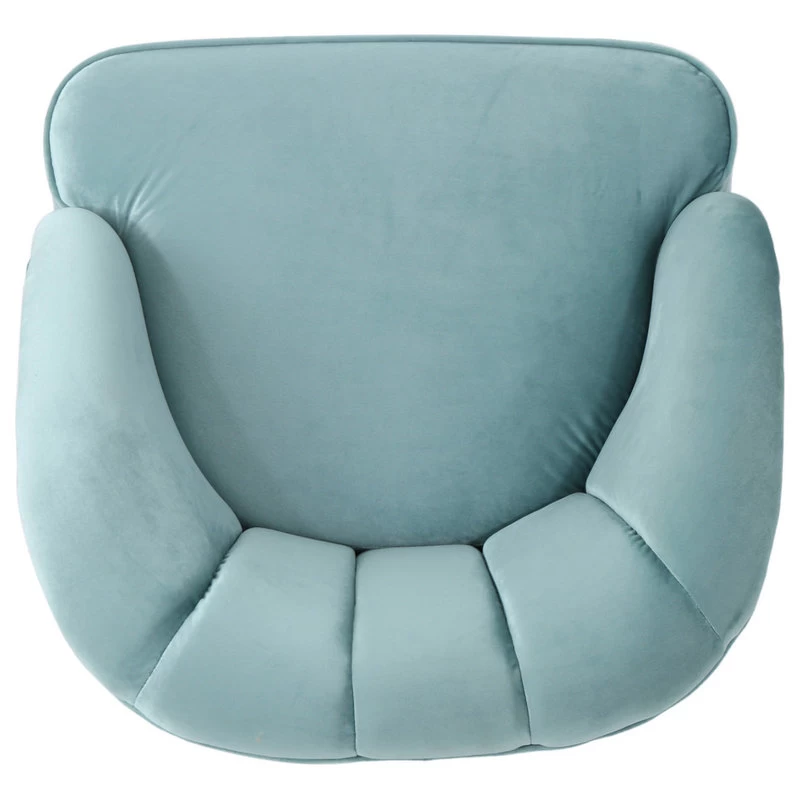 GDF Studio Scarlett Modern New Velvet Club Chair, Seafoam Blue - Image 10