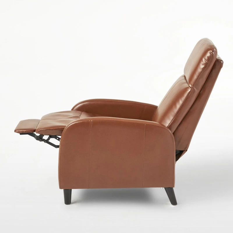 GDF Studio Trenton Leather Recliner, Hazelnut - Image 7