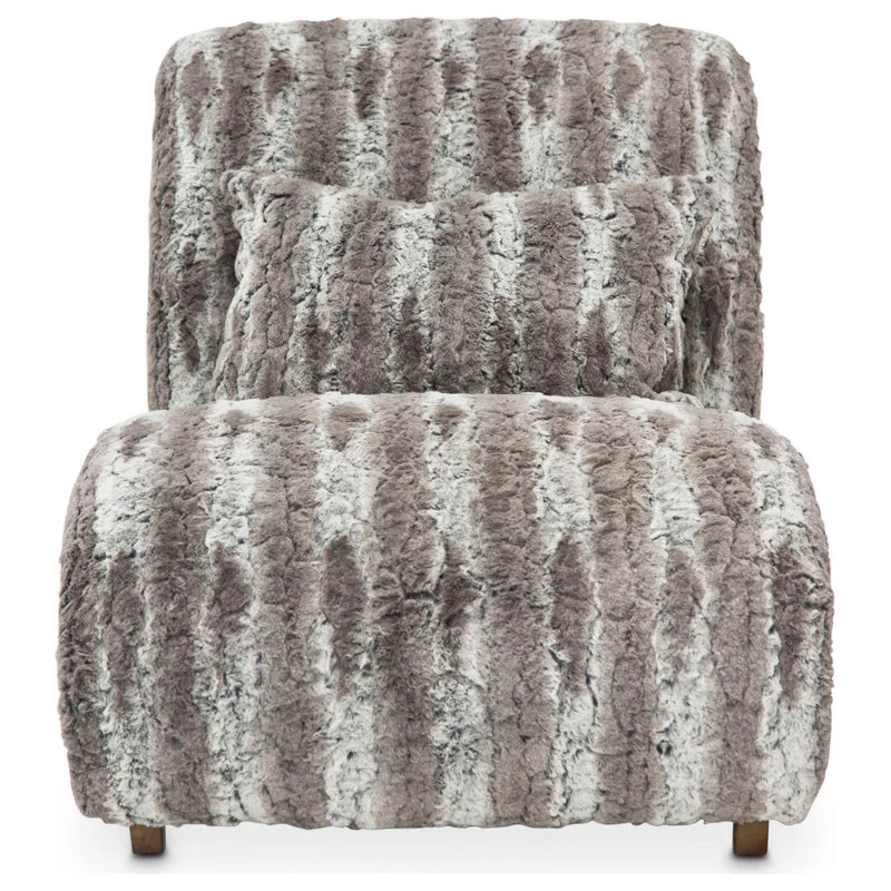 Romance Armless Chaise, Moondust And Boardwalk - Image 3