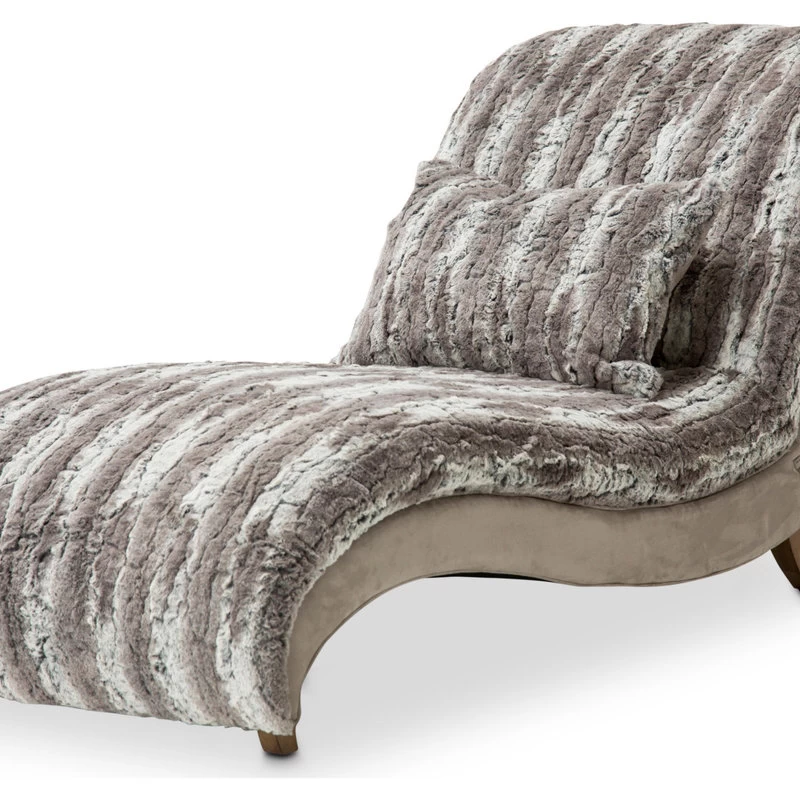 Romance Armless Chaise, Moondust And Boardwalk - Image 2