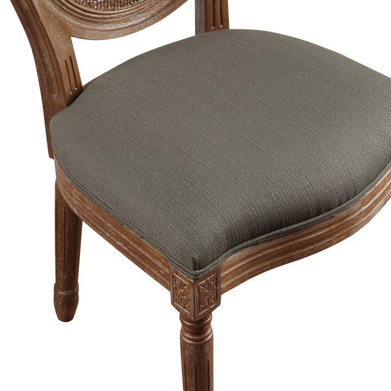Stella Cane Back Chair, Otter Fabric - Image 6