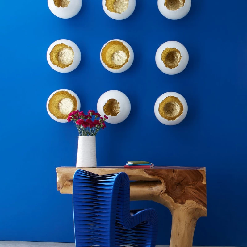 The Bradbury Dining Chair, Blue And Black, Cotton - Image 9