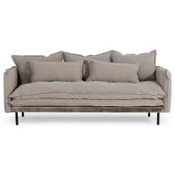 Divani Casa Mathis Modern Grey Fabric Sofa