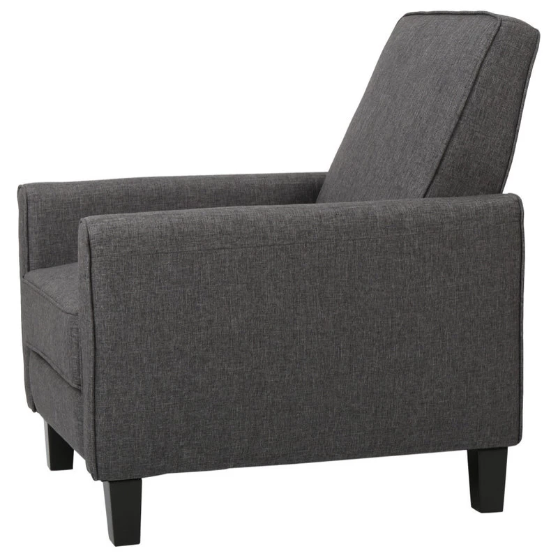 Susan Fabric Recliner, Set Of 2, Smoke And Dark Brown - Image 7