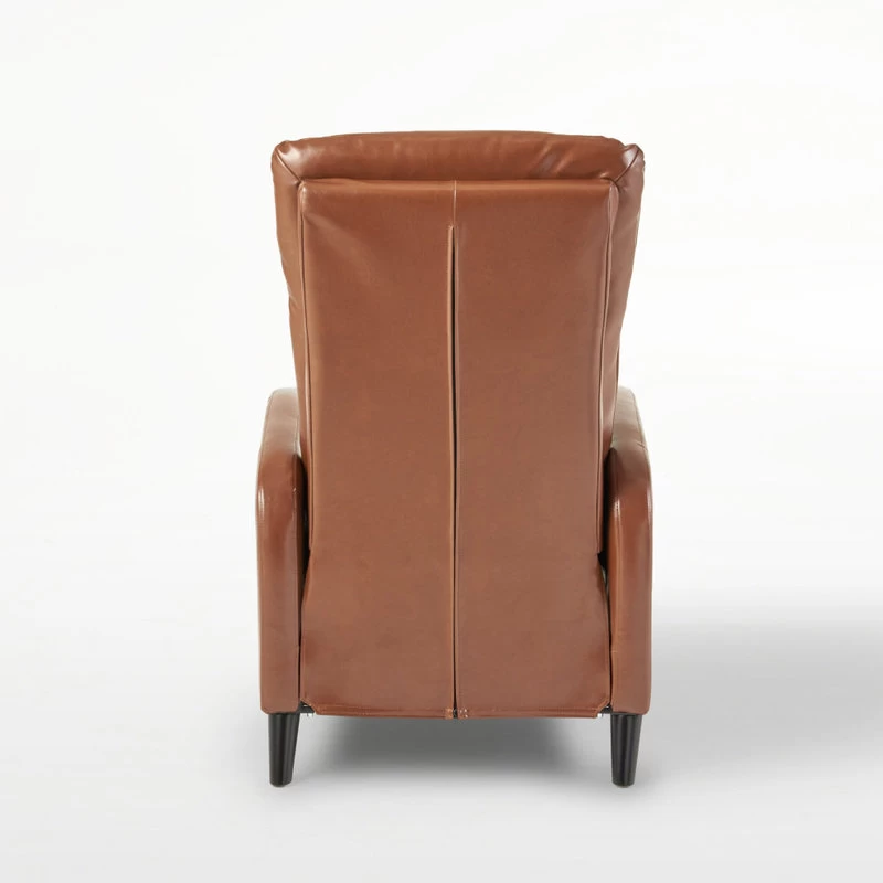 GDF Studio Trenton Leather Recliner, Hazelnut - Image 9