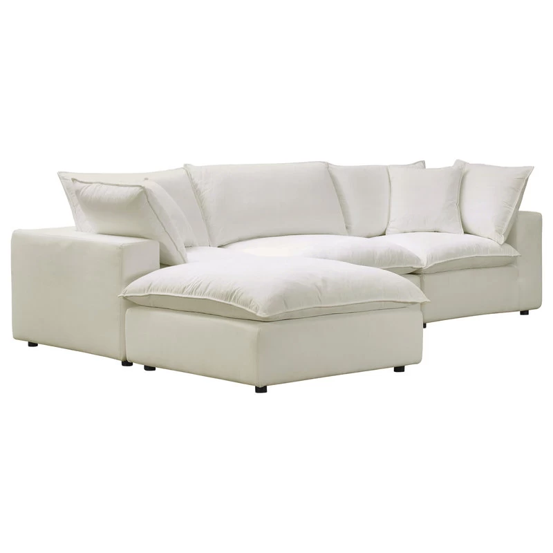 Cali Natural Modular 4-Piece Sectional - Image 3